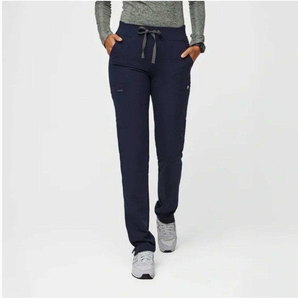 Figs YOLA Scrub Pants Size Large Navy